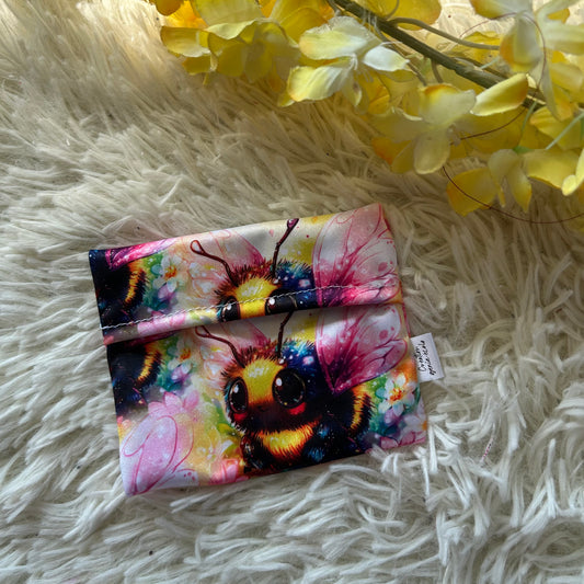 Pochette pour serviette abeille