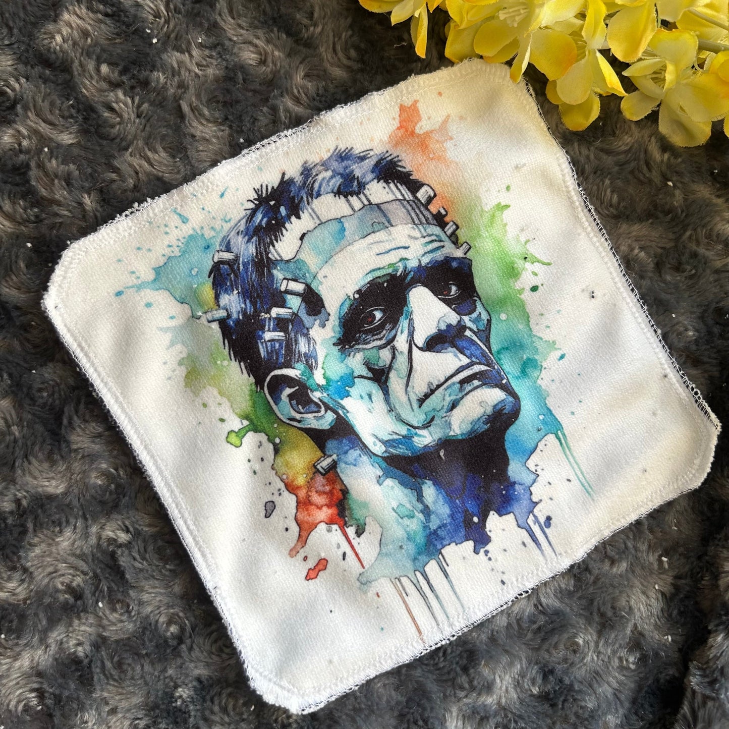 Débarbouillette personnage tueur Halloween