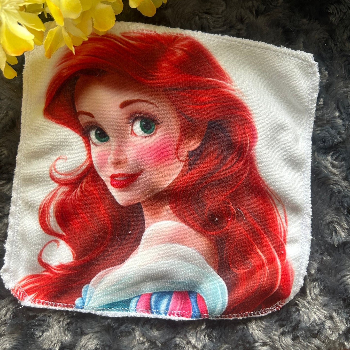 Débarbouillette princesse ariel