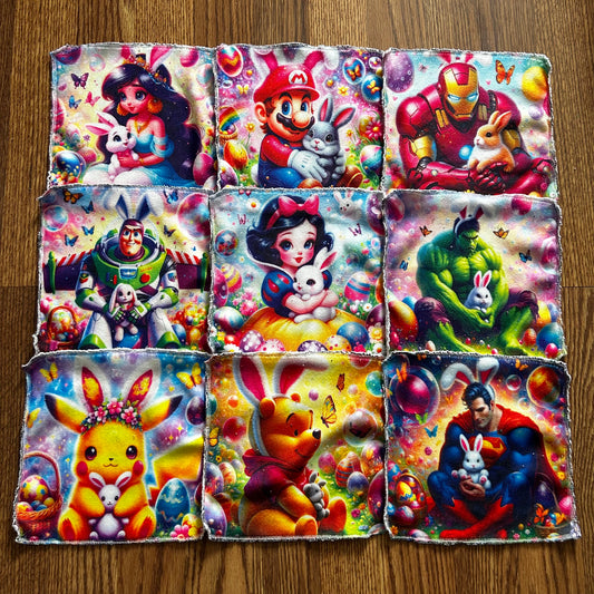 Débarbouillette personnage Pâques