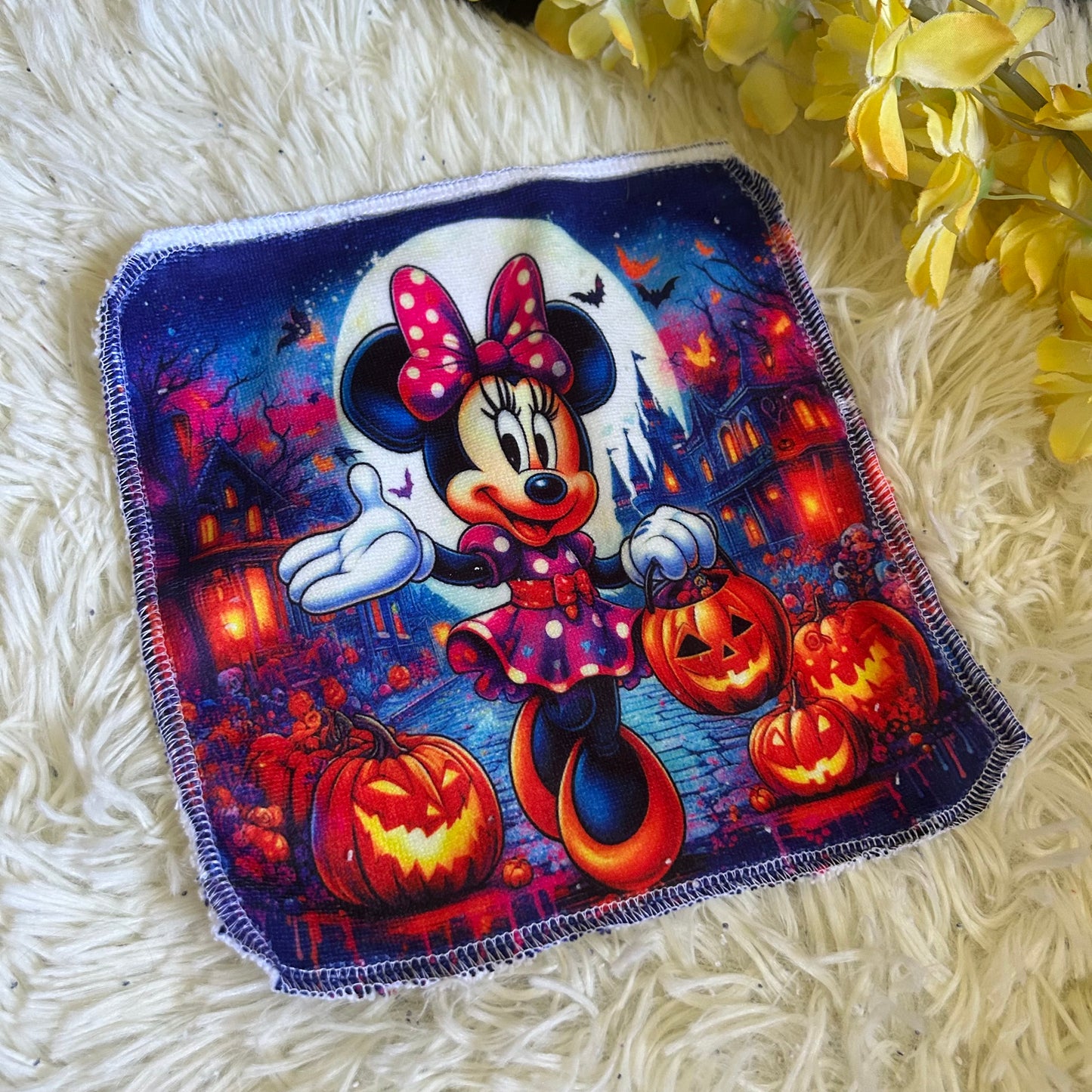 Débarbouillette personnage Halloween