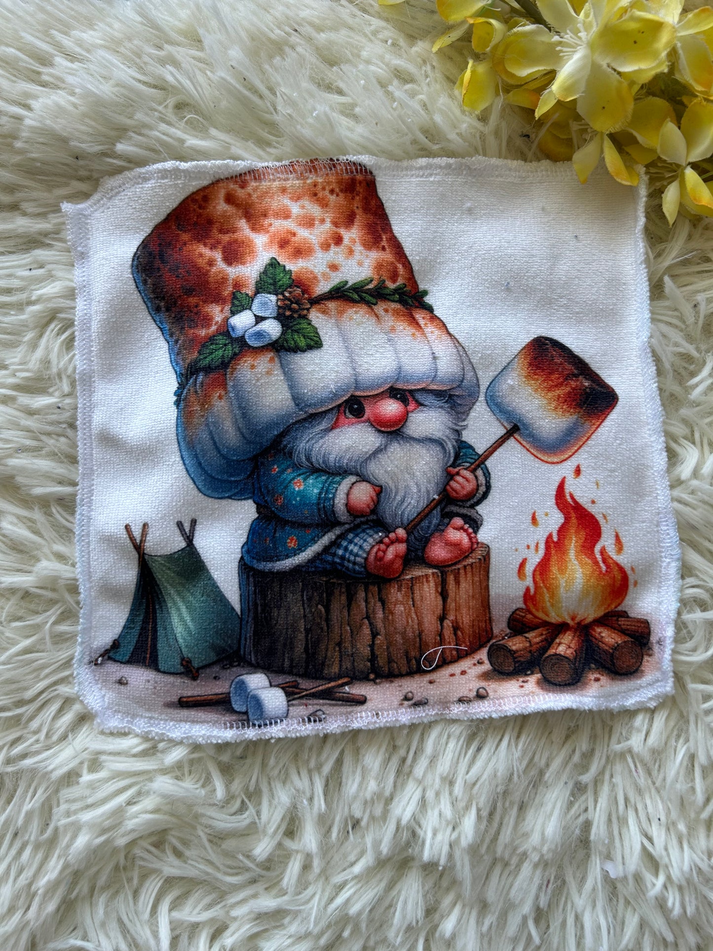 Débarbouillette gnomes smores