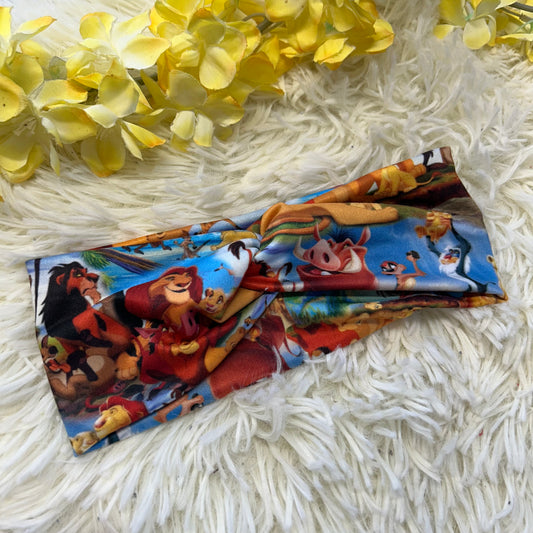 Bandeau twist 3-12 ans lion