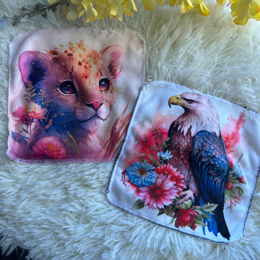 Débarbouillette animaux
