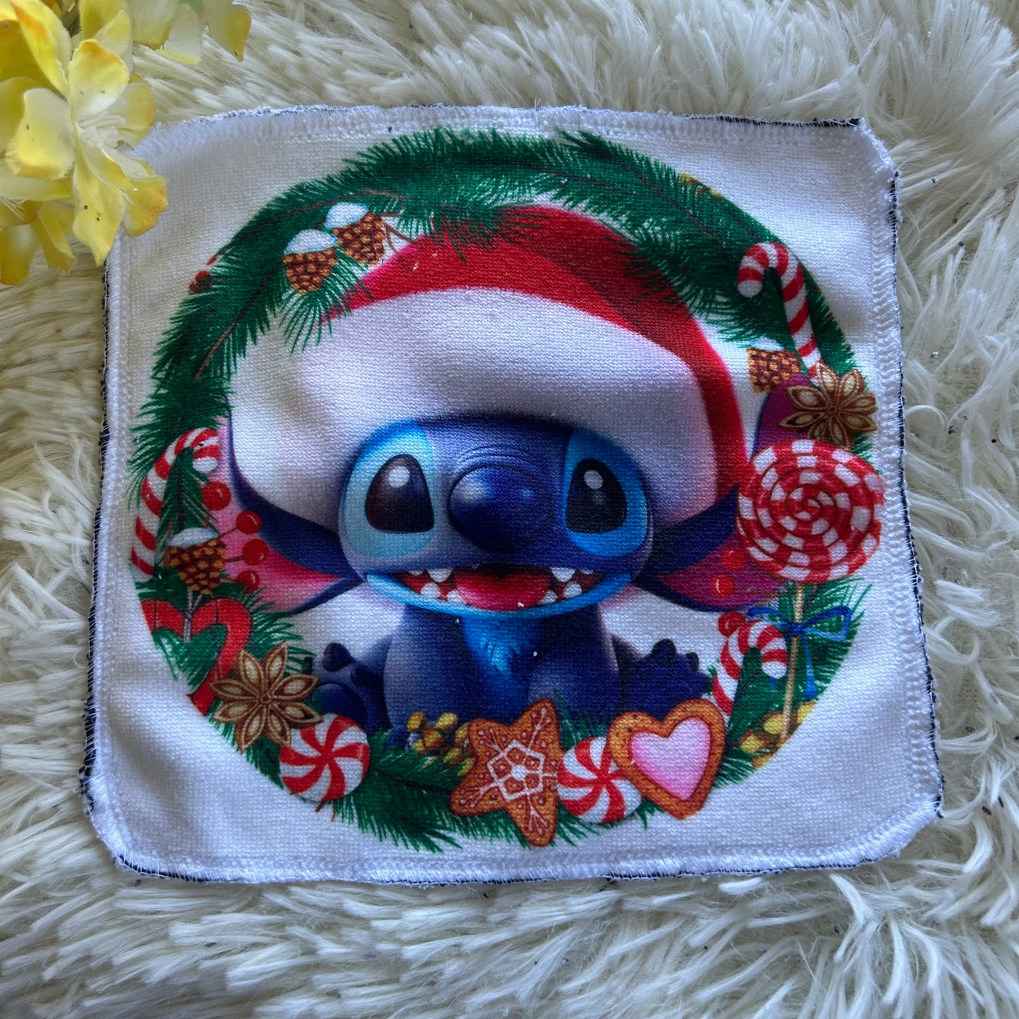 Débarbouillette personnage noel