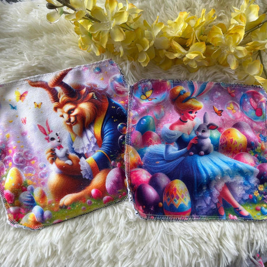 Débarbouillette princesse Paques