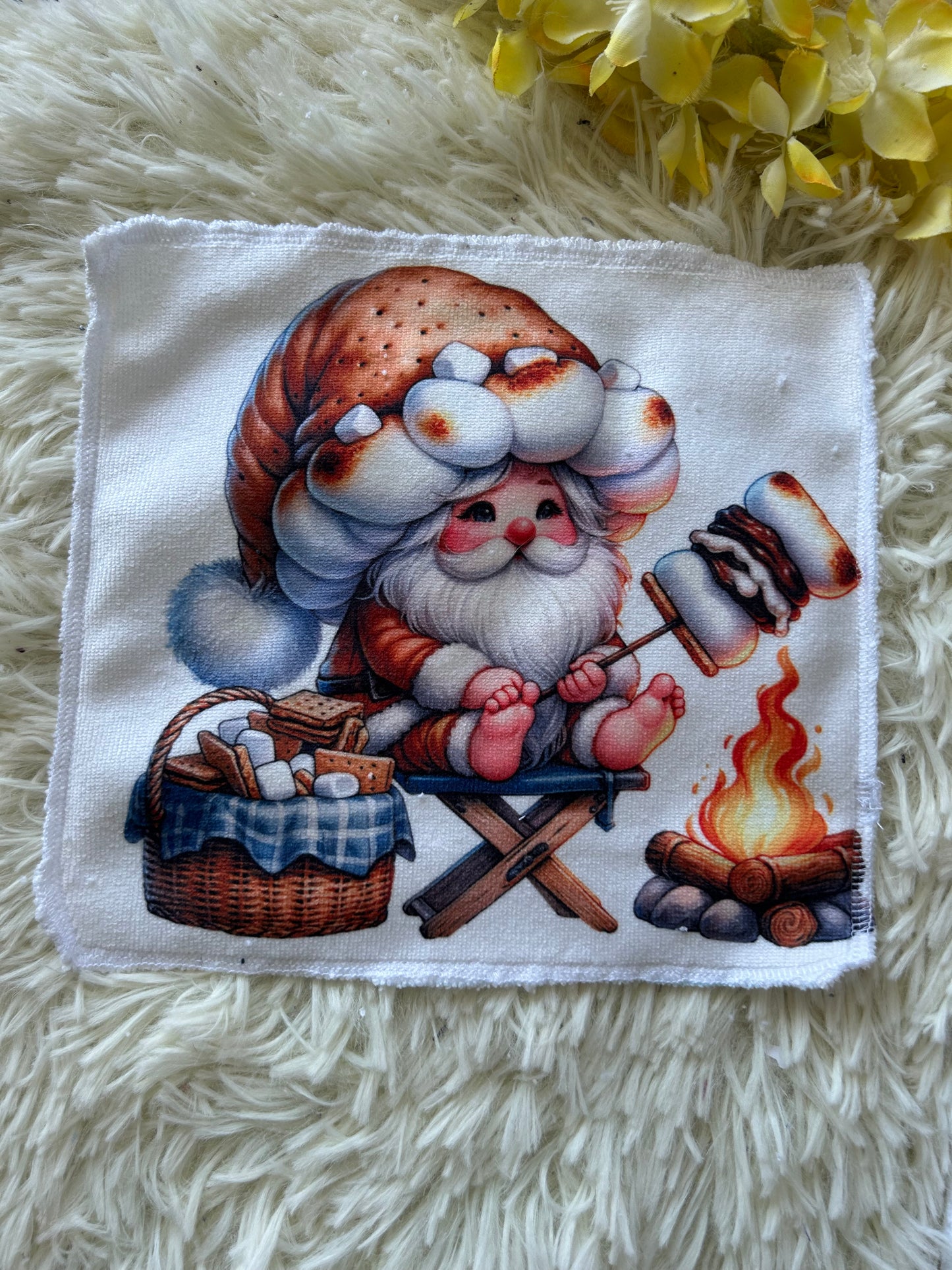 Débarbouillette gnomes smores