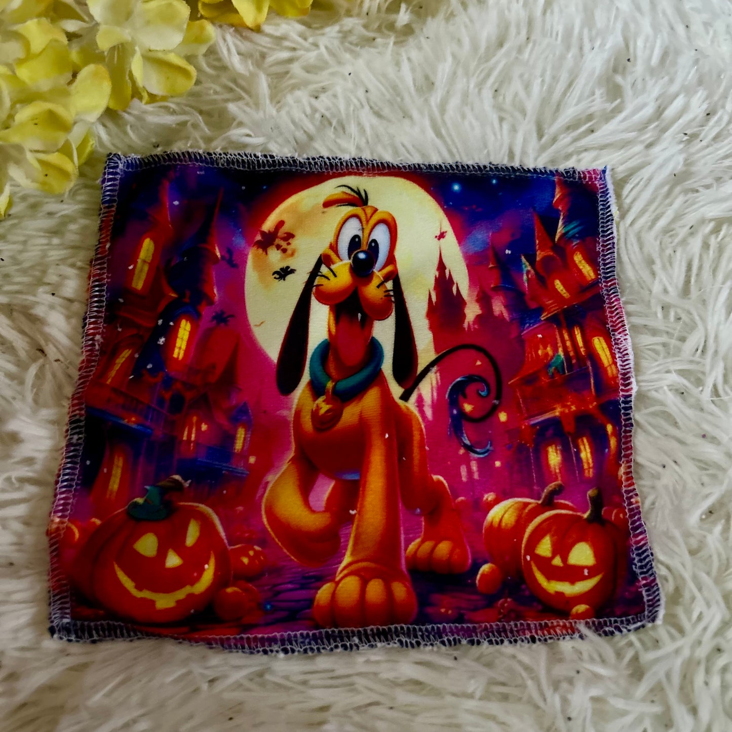 Débarbouillette personnage Halloween