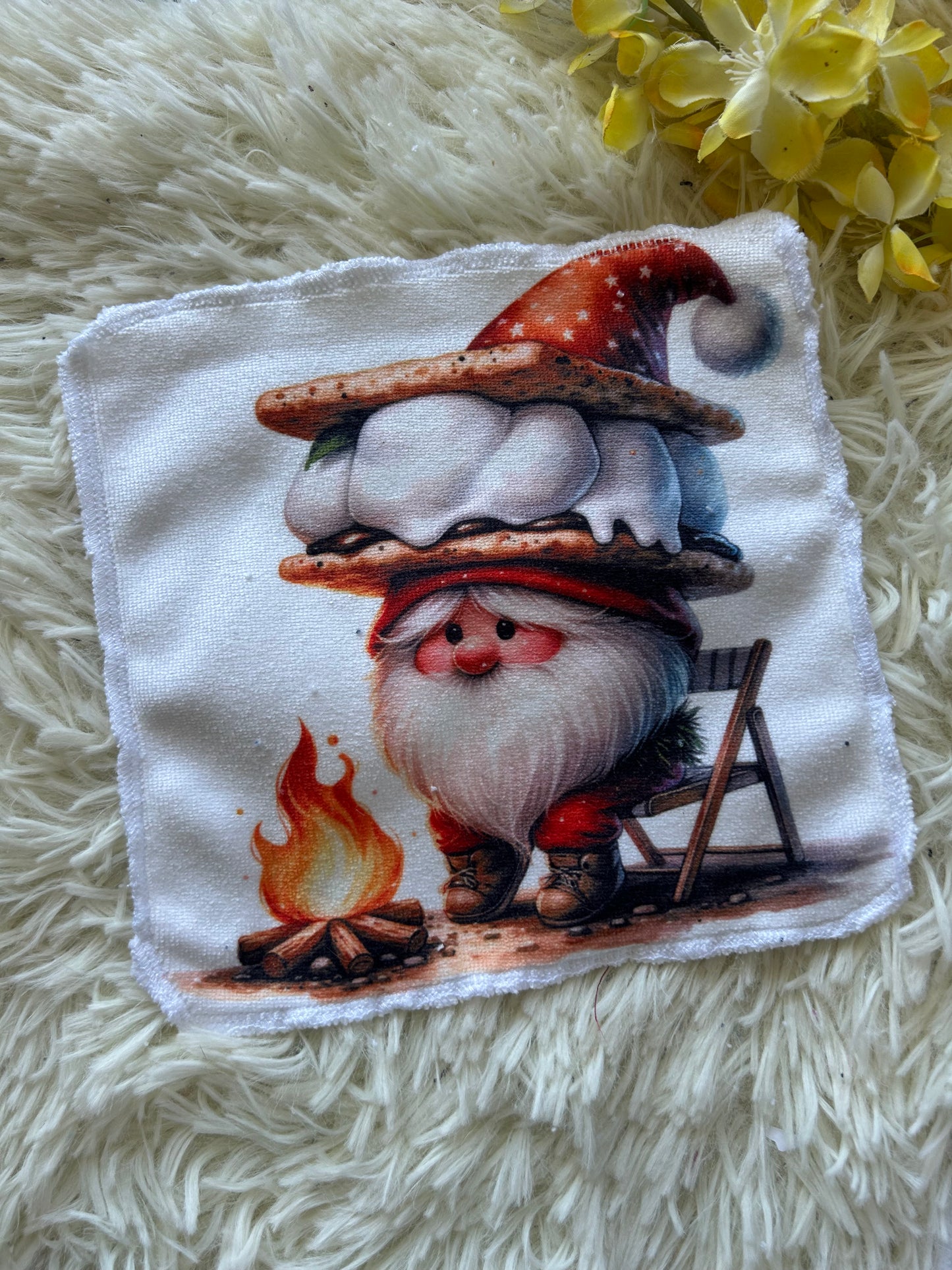 Débarbouillette gnomes smores