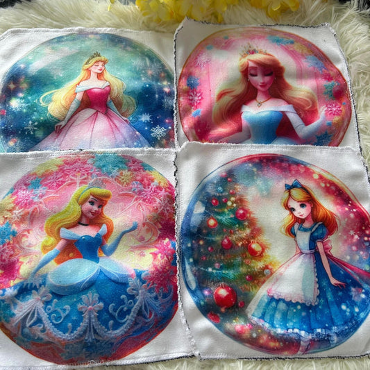 Débarbouillette princesse Noel