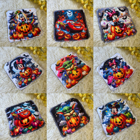 Débarbouillette personnage Halloween