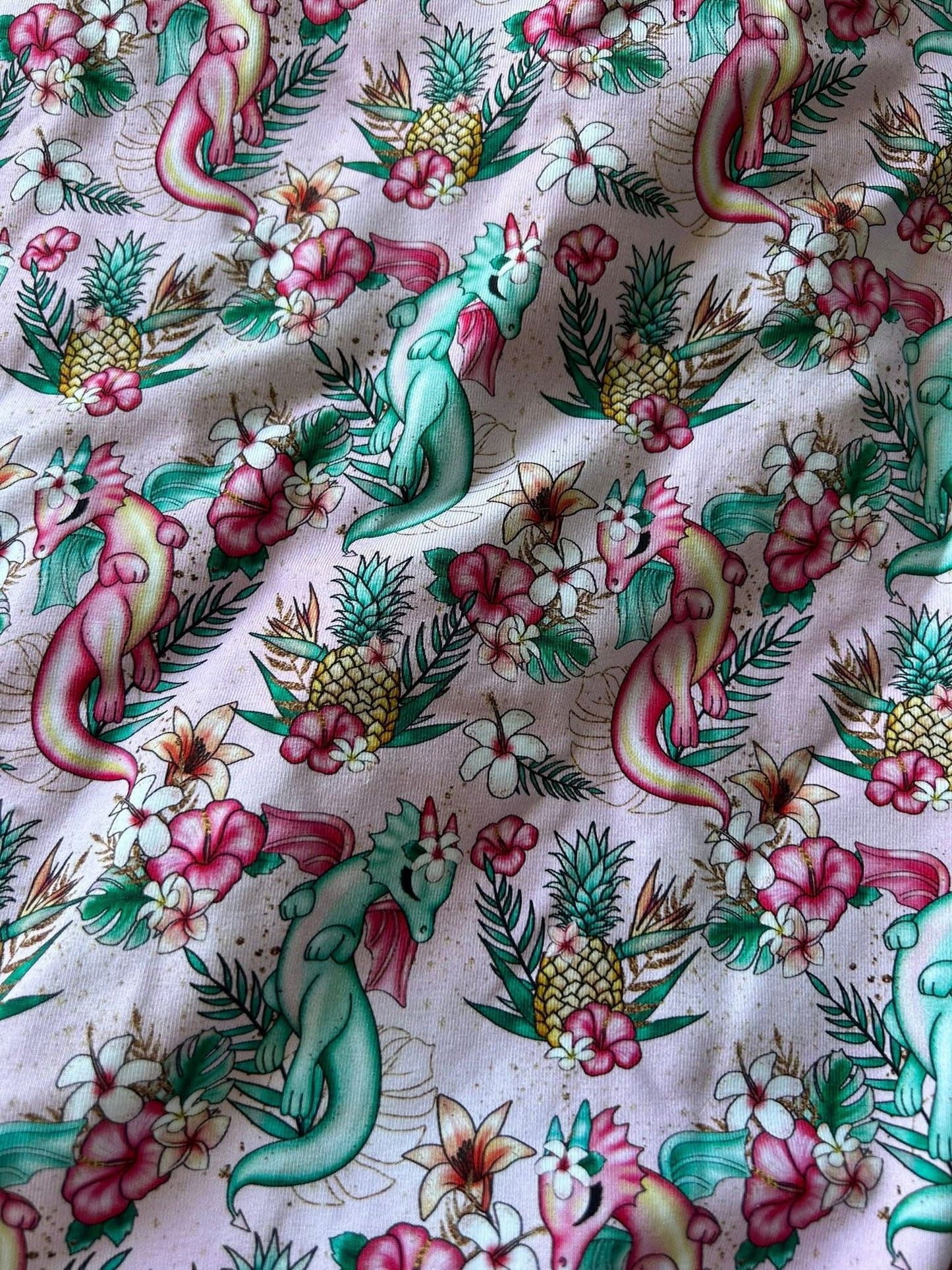 Serviette hygiénique lavable Lycra dragon