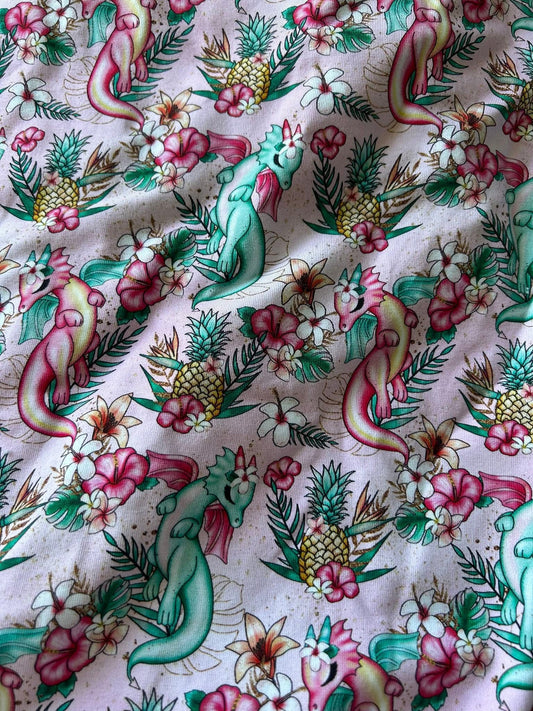 Serviette hygiénique lavable Lycra dragon