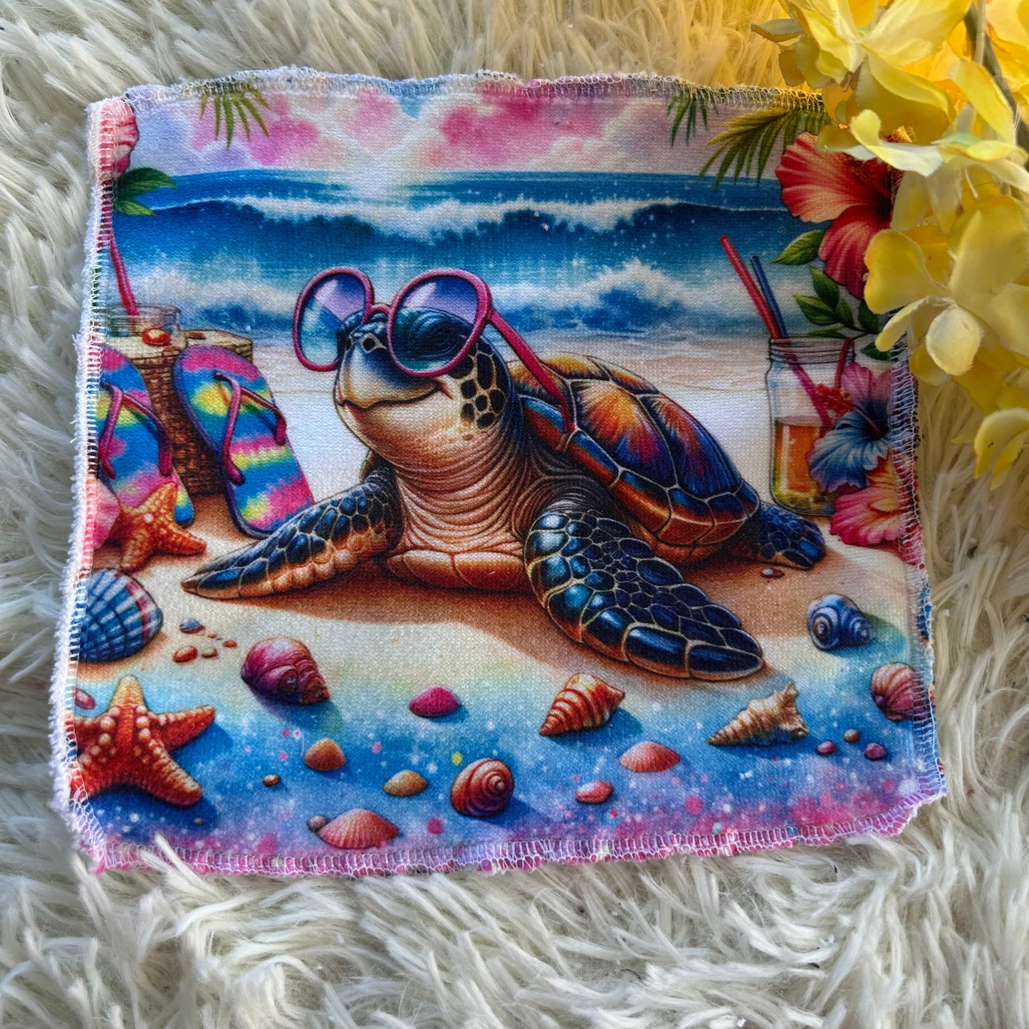 Débarbouillette été tortue