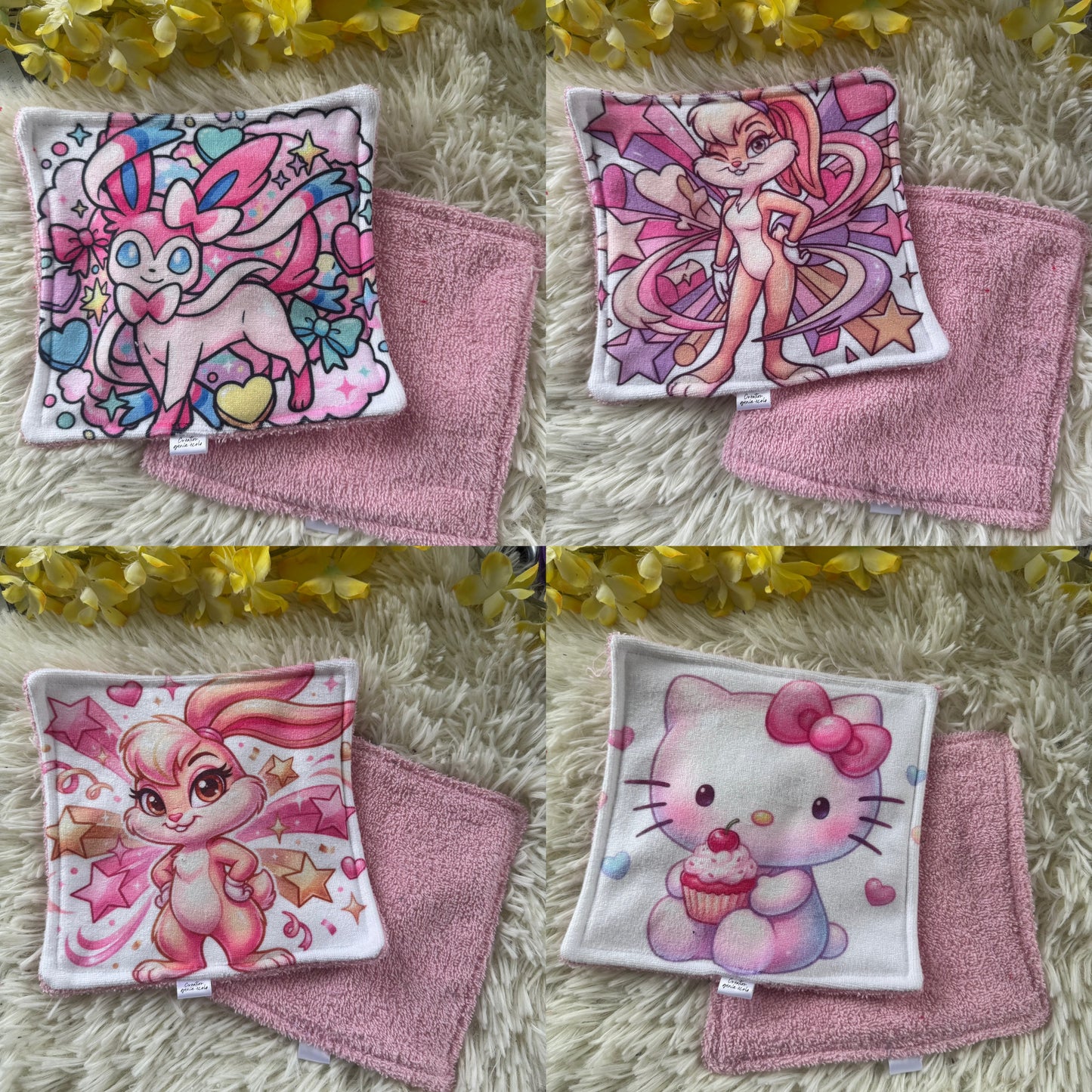 Débarbouillette premium fille