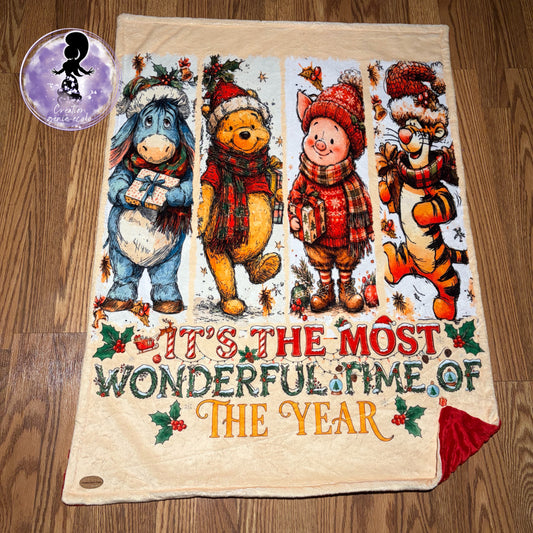 Doudou 30x40 winnie noel