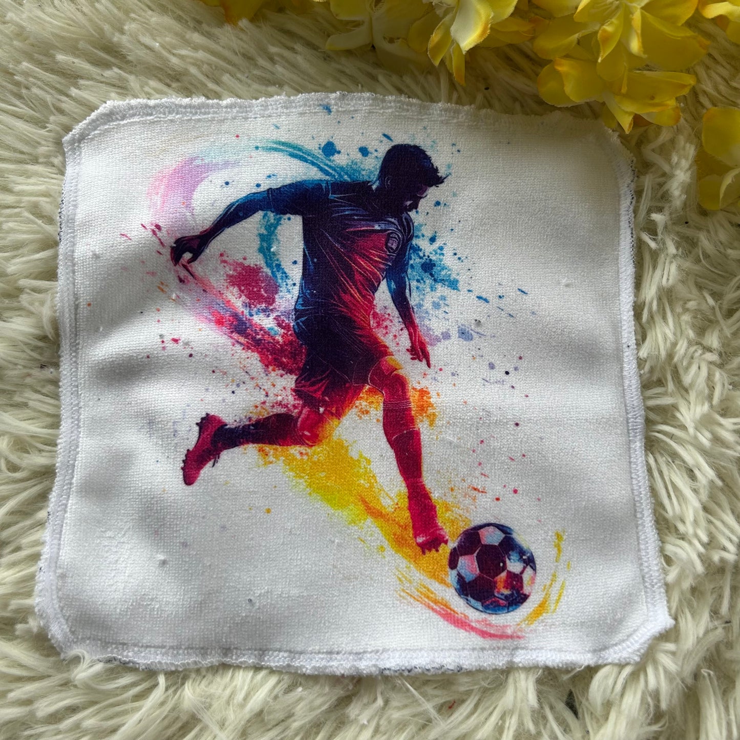 Débarbouillette soccer