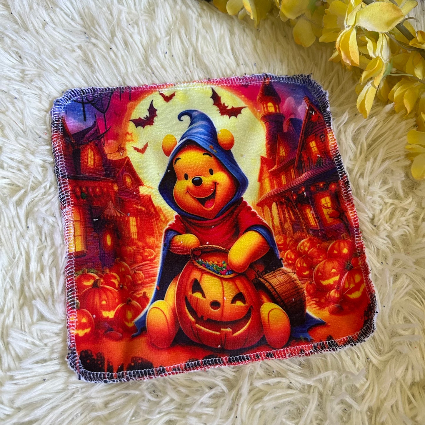 Débarbouillette personnage Halloween