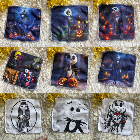 Débarbouillette personnage Halloween jack
