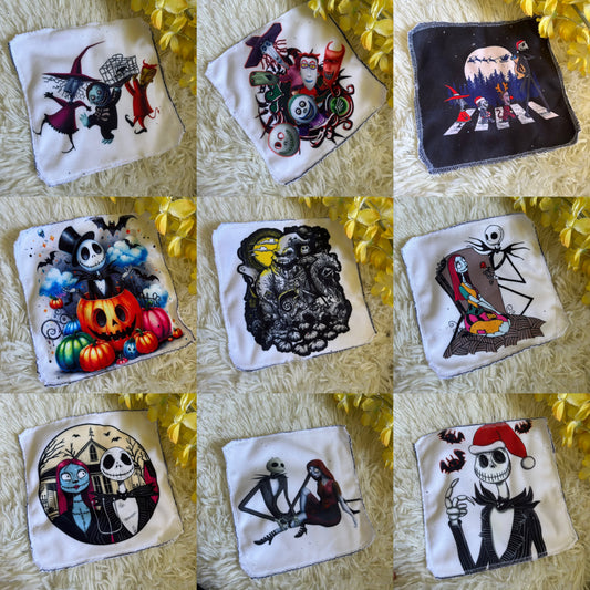 Débarbouillette personnage Halloween noel
