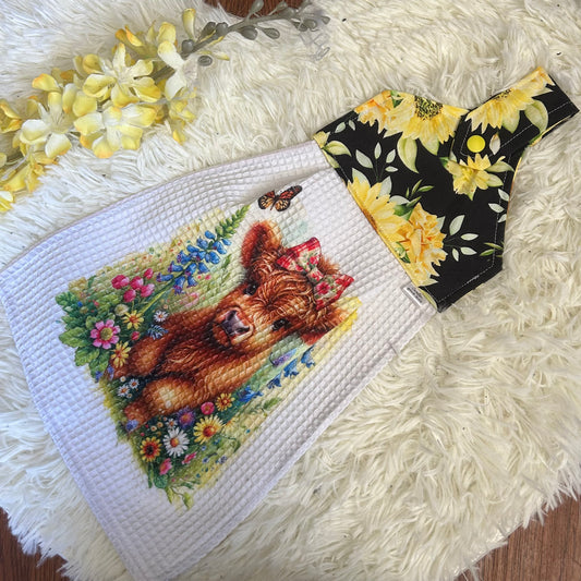 Serviette de four vache