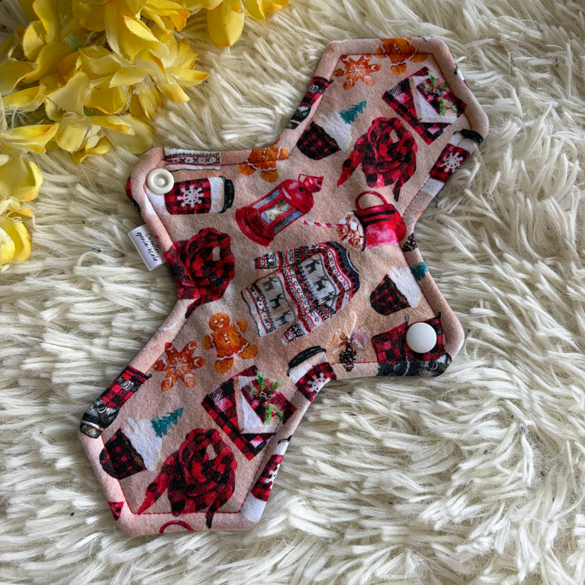 Serviette hygiénique 9” modéré noel