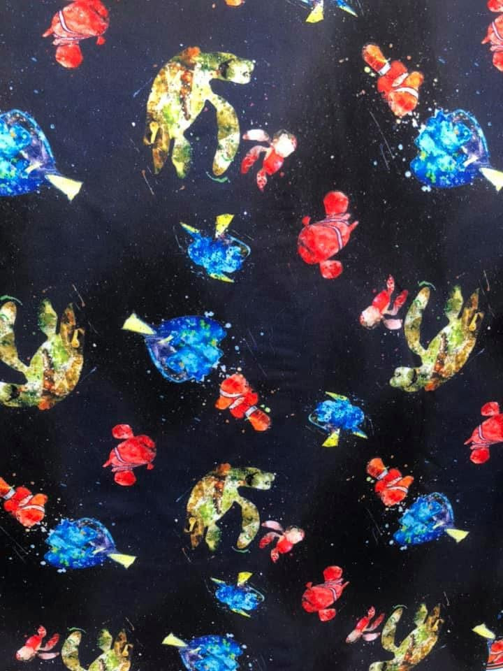 Serviette hygiénique lavable poisson dbp