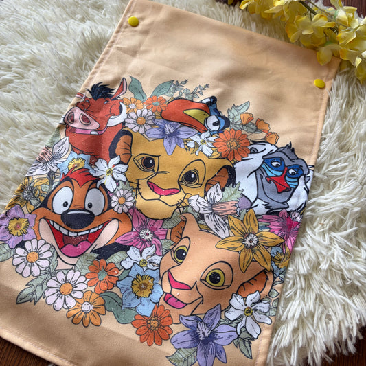 Serviette à main lion