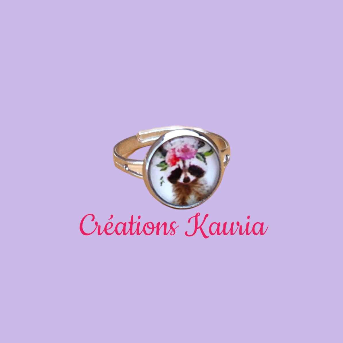 Bague ajustable raton Kauria