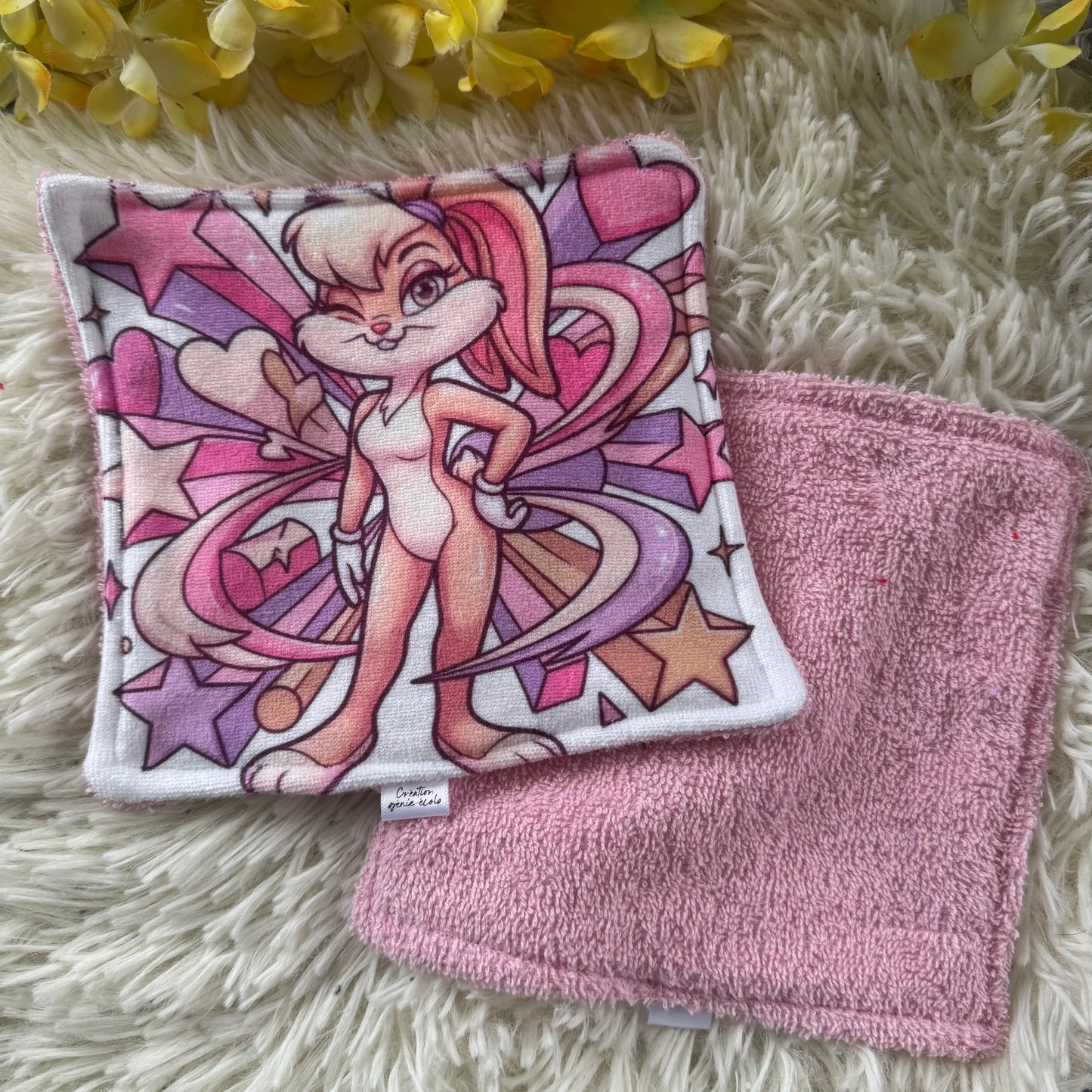 Débarbouillette premium fille