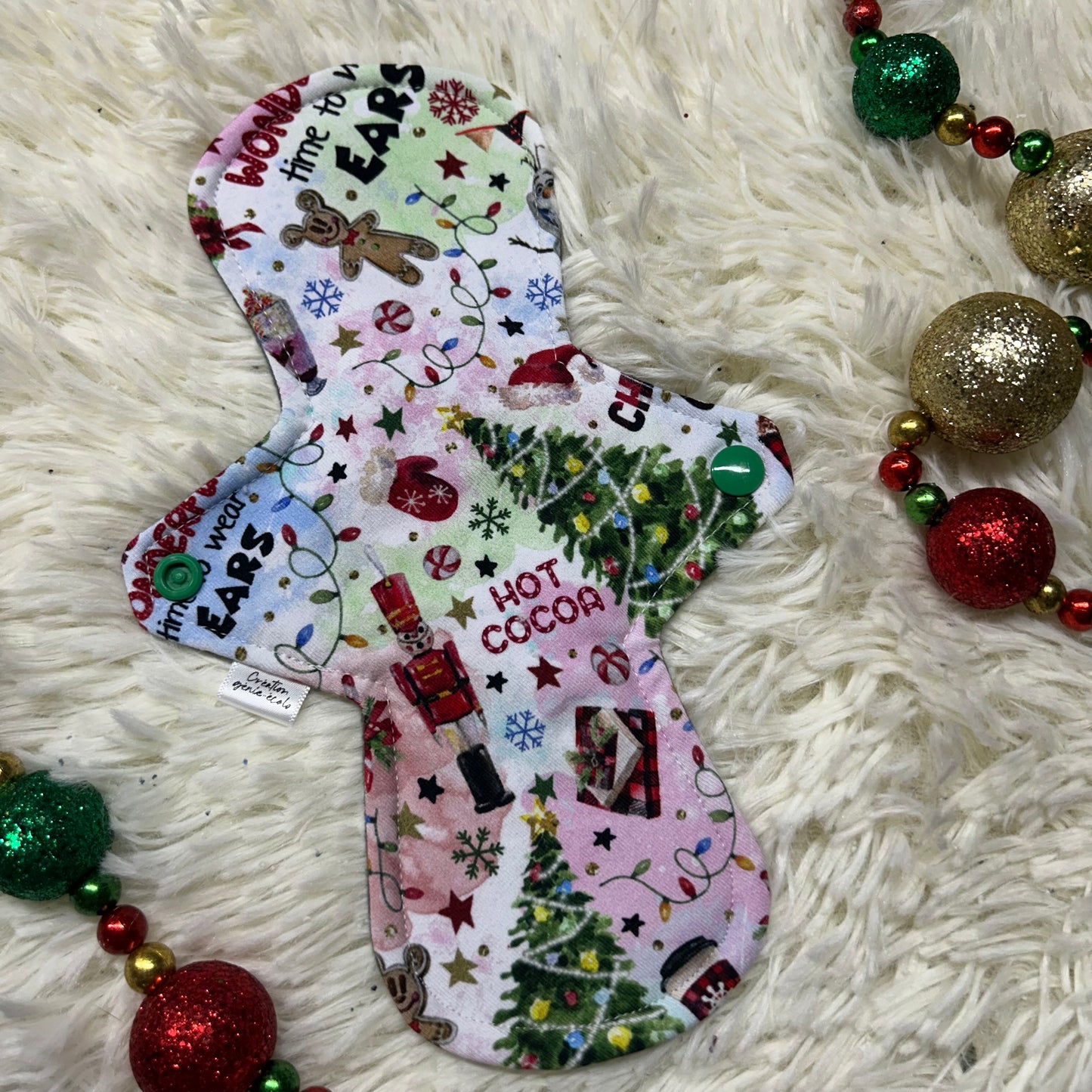 Serviette hygiénique 9“ noel