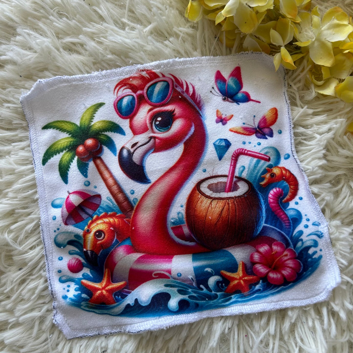 Débarbouillette animaux gnomes smores