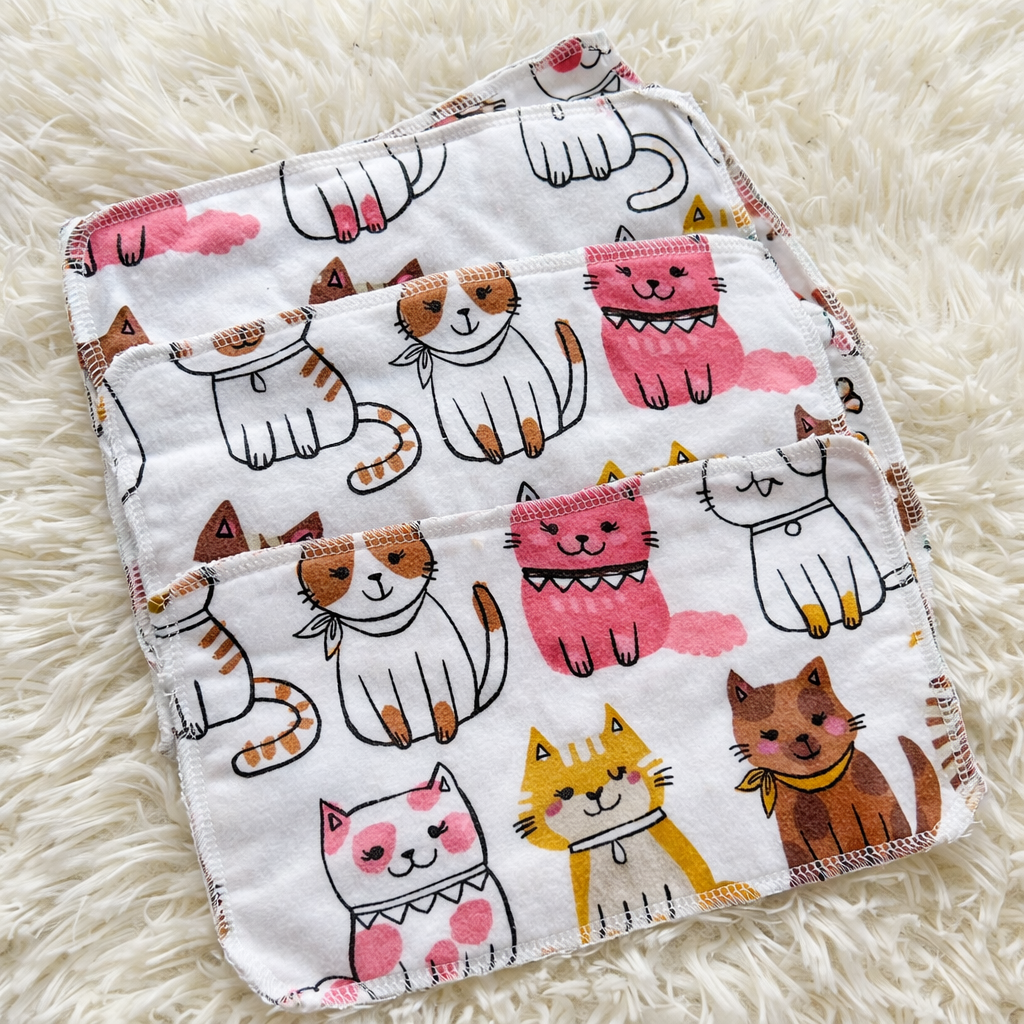 Papier de toilette réutilisable chat