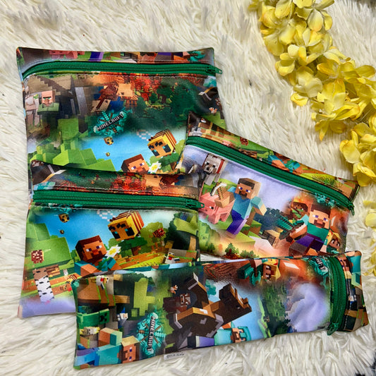 Kit sac à sandwich/collation/ustencile jeux video