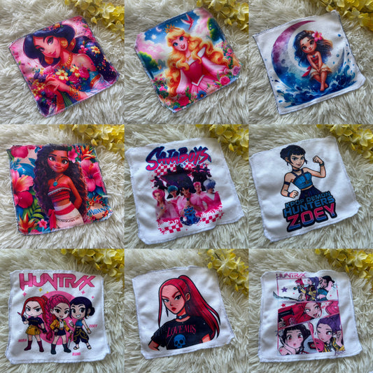 Débarbouillette princesse kpop