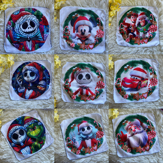 Débarbouillette personnage noel