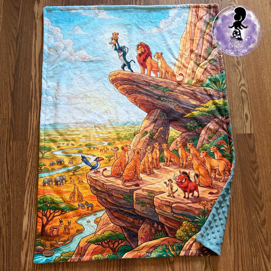 Doudou 30x40 roi lion