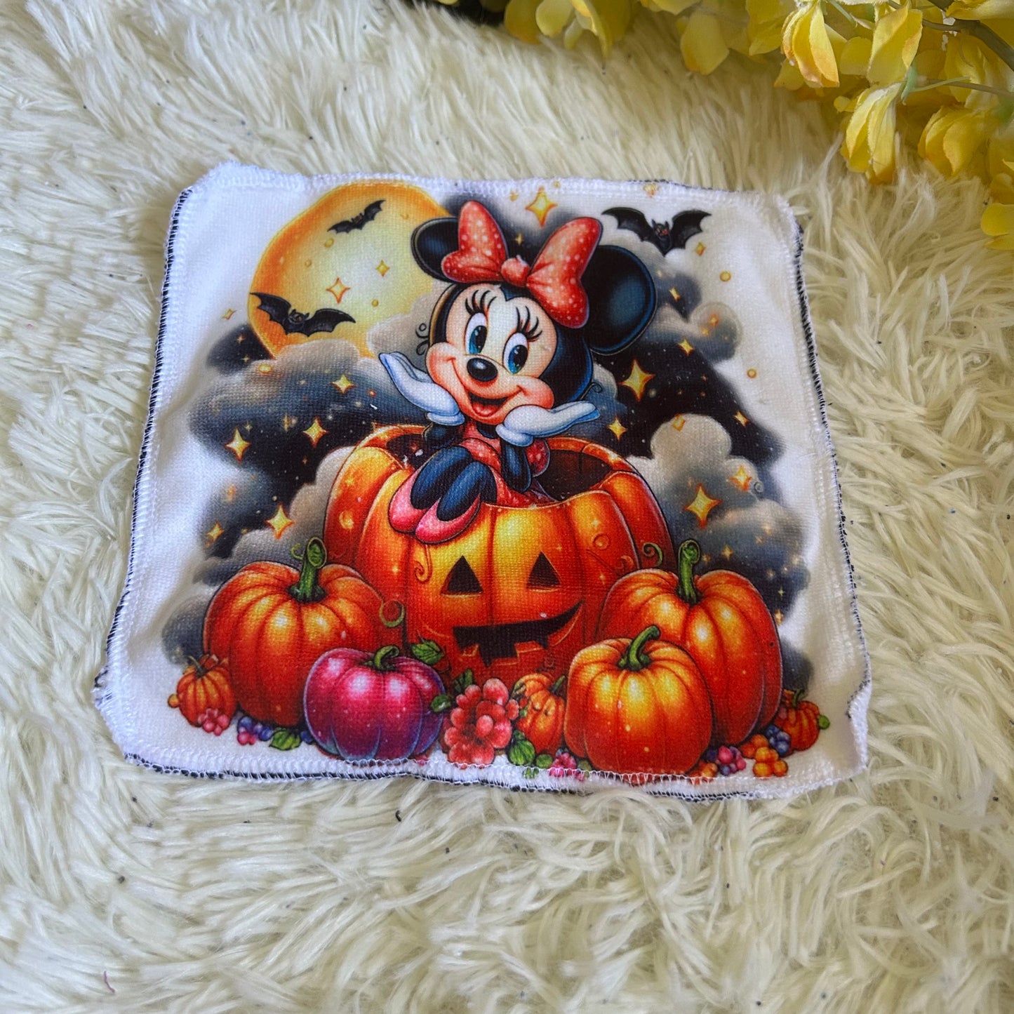 Débarbouillette personnage Halloween