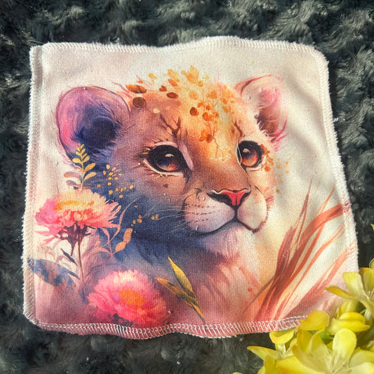 Débarbouillette lionceau