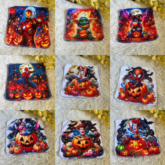 Débarbouillette personnage Halloween