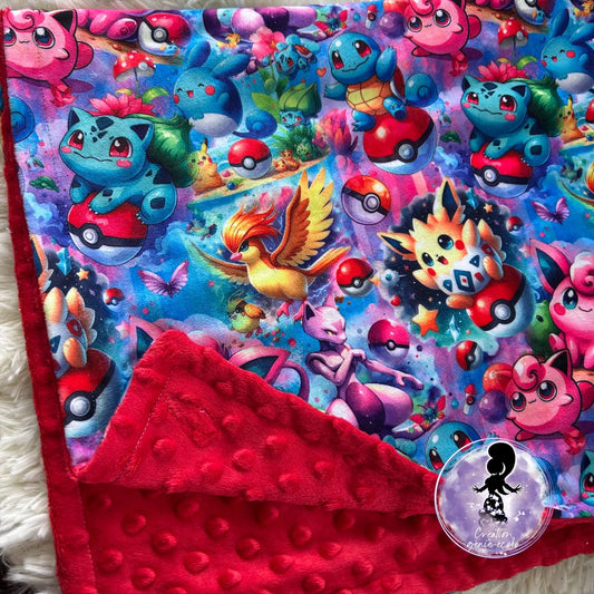 Doudou 30x40 monstre