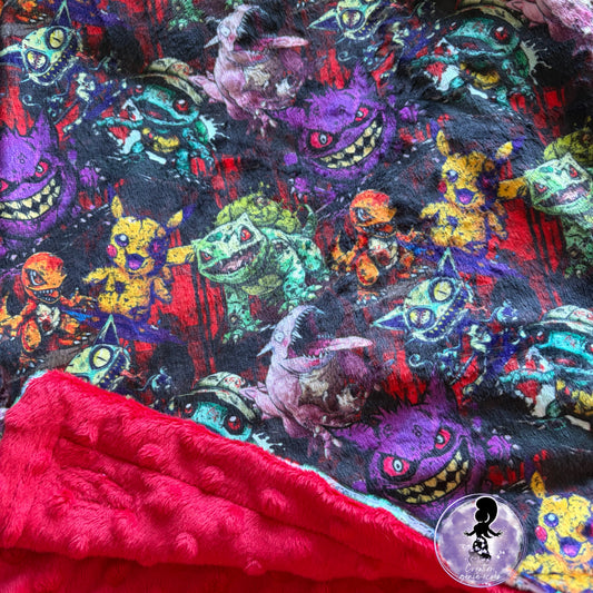 Doudou 40x60 monstre Halloween