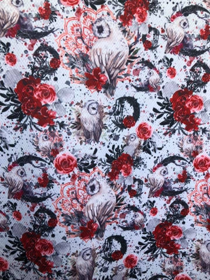 Serviette hygiénique lavable hiboux awj