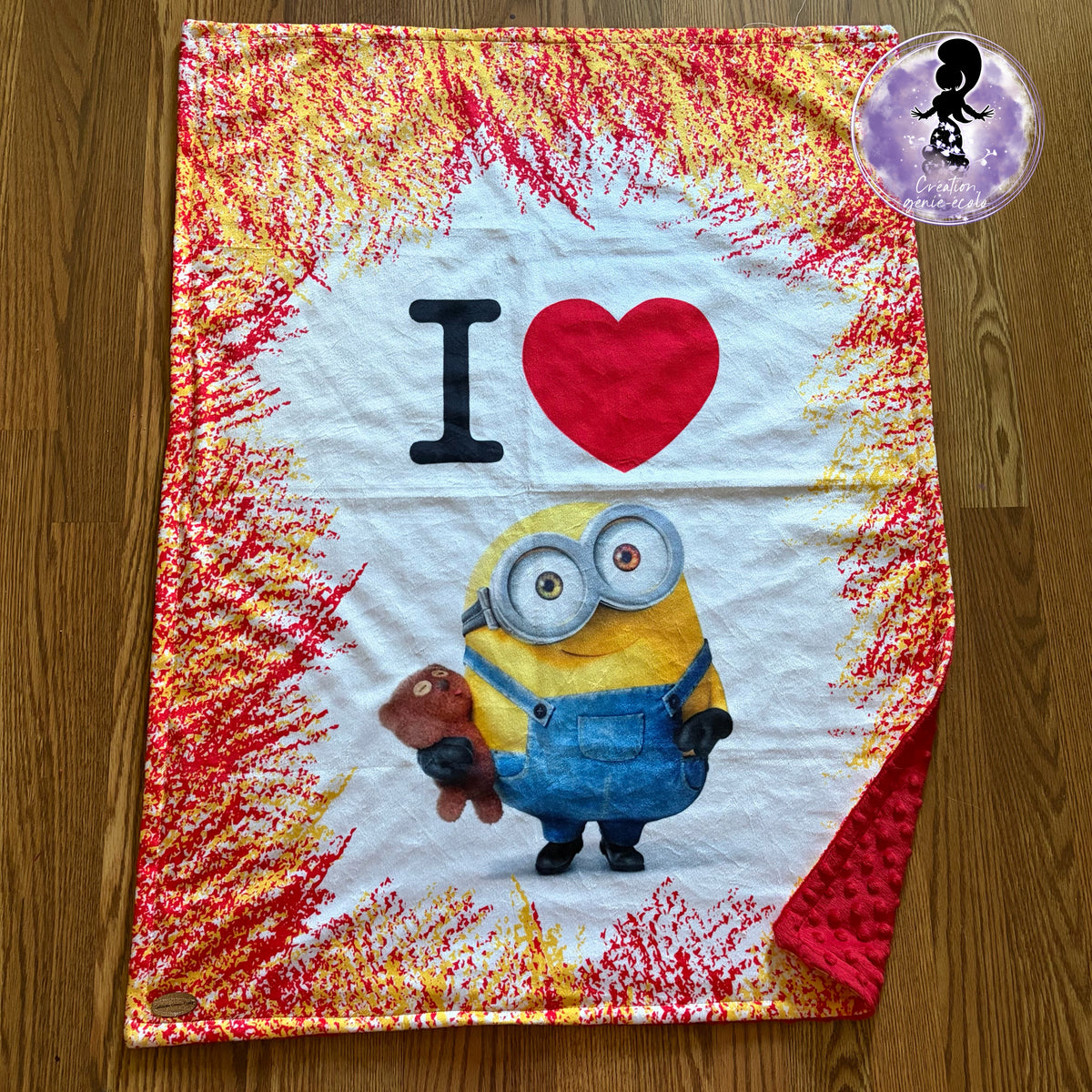 Doudou 30x40 personnage jaune
