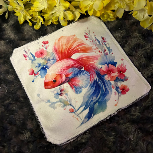 Débarbouillette poisson