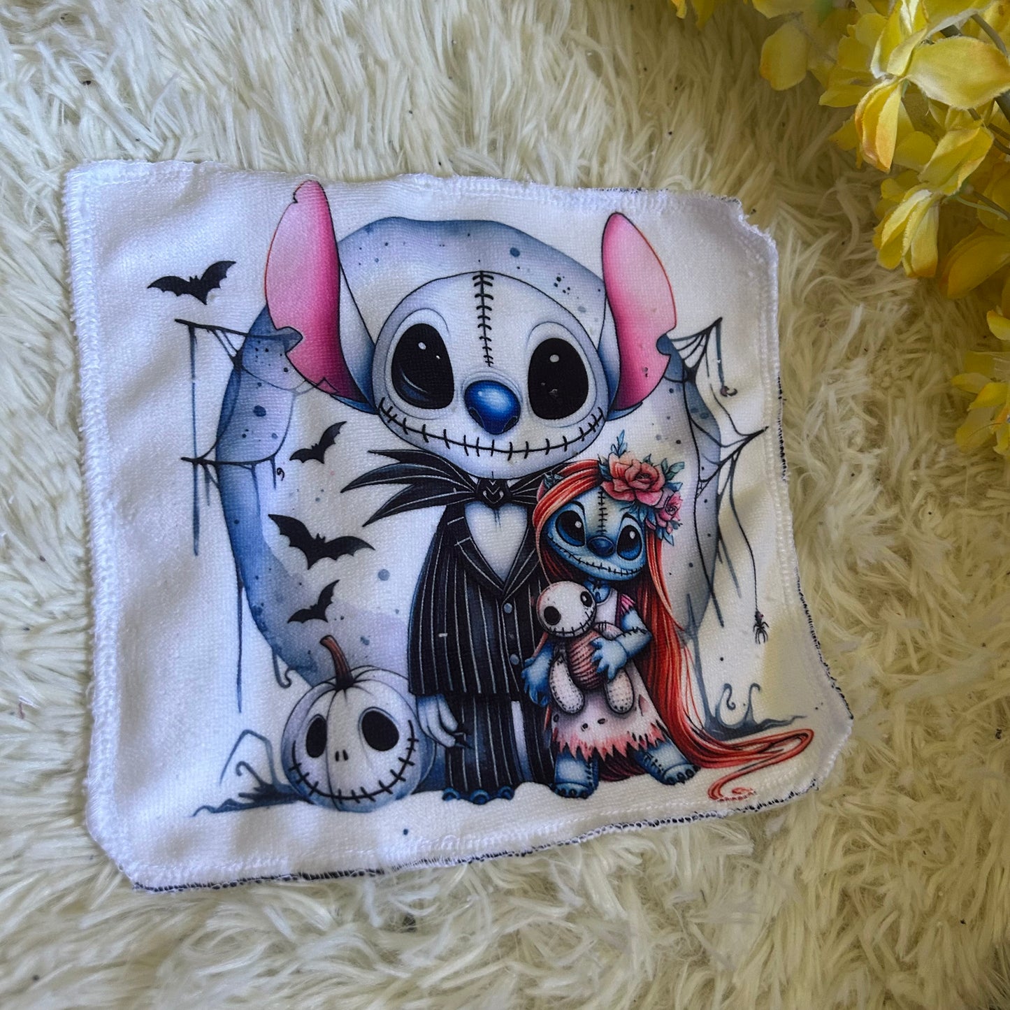Débarbouillette personnage Halloween
