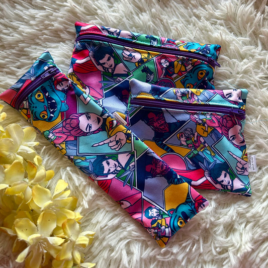 Kit sac à sandwich/collation/ustencile personnage