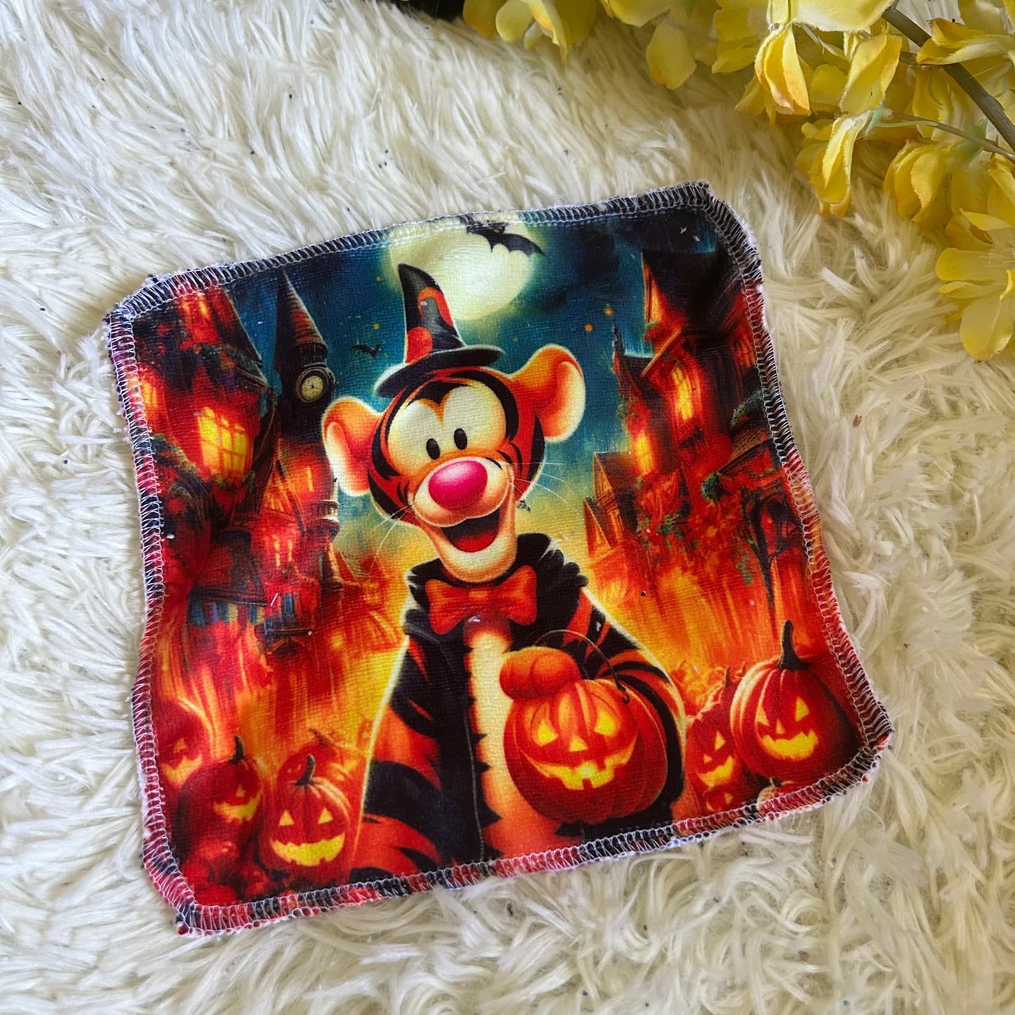 Débarbouillette personnage Halloween