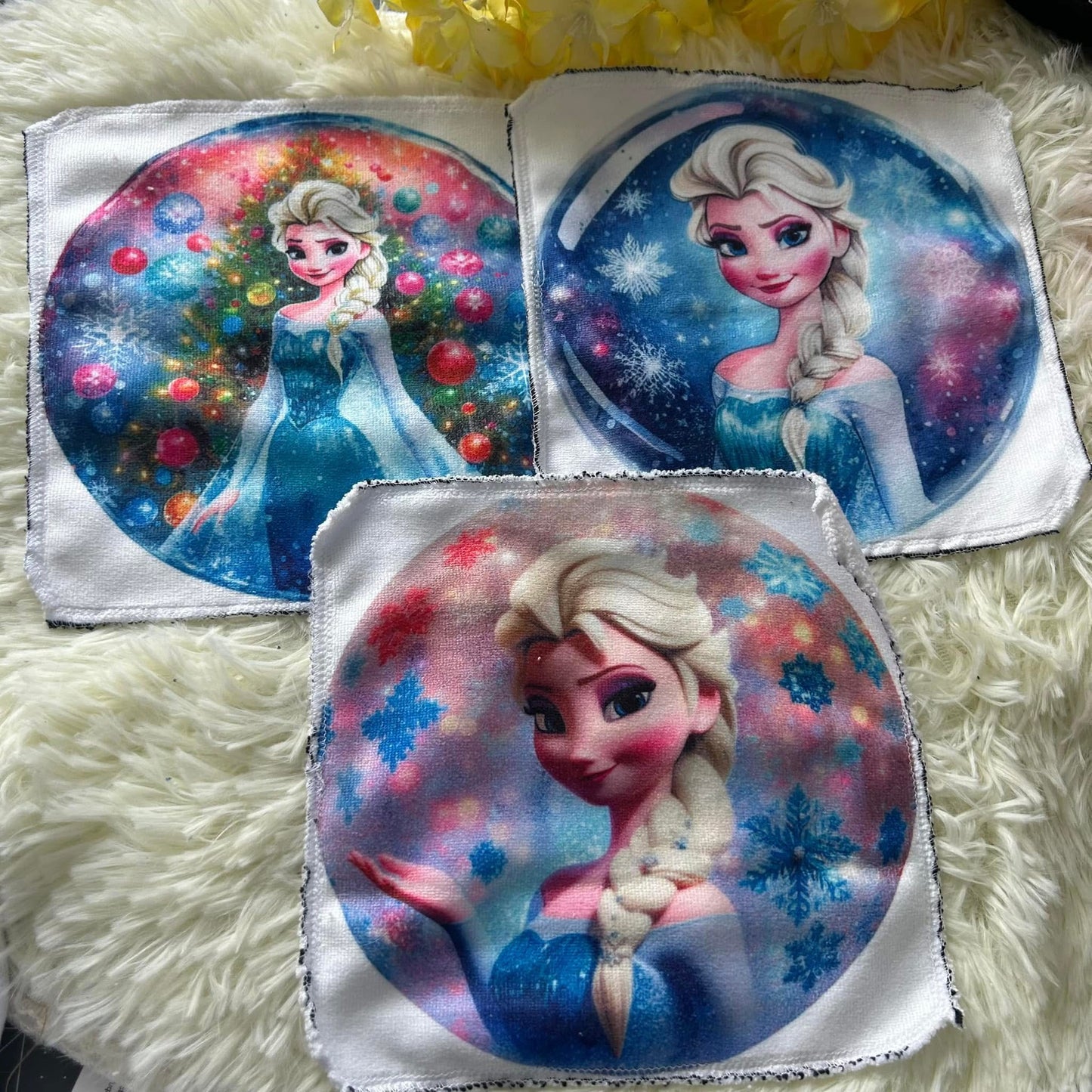 Débarbouillette princesse Noel