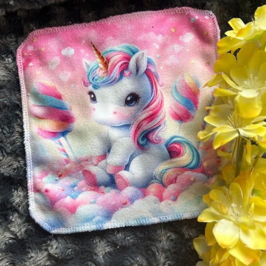 Débarbouillette licorne